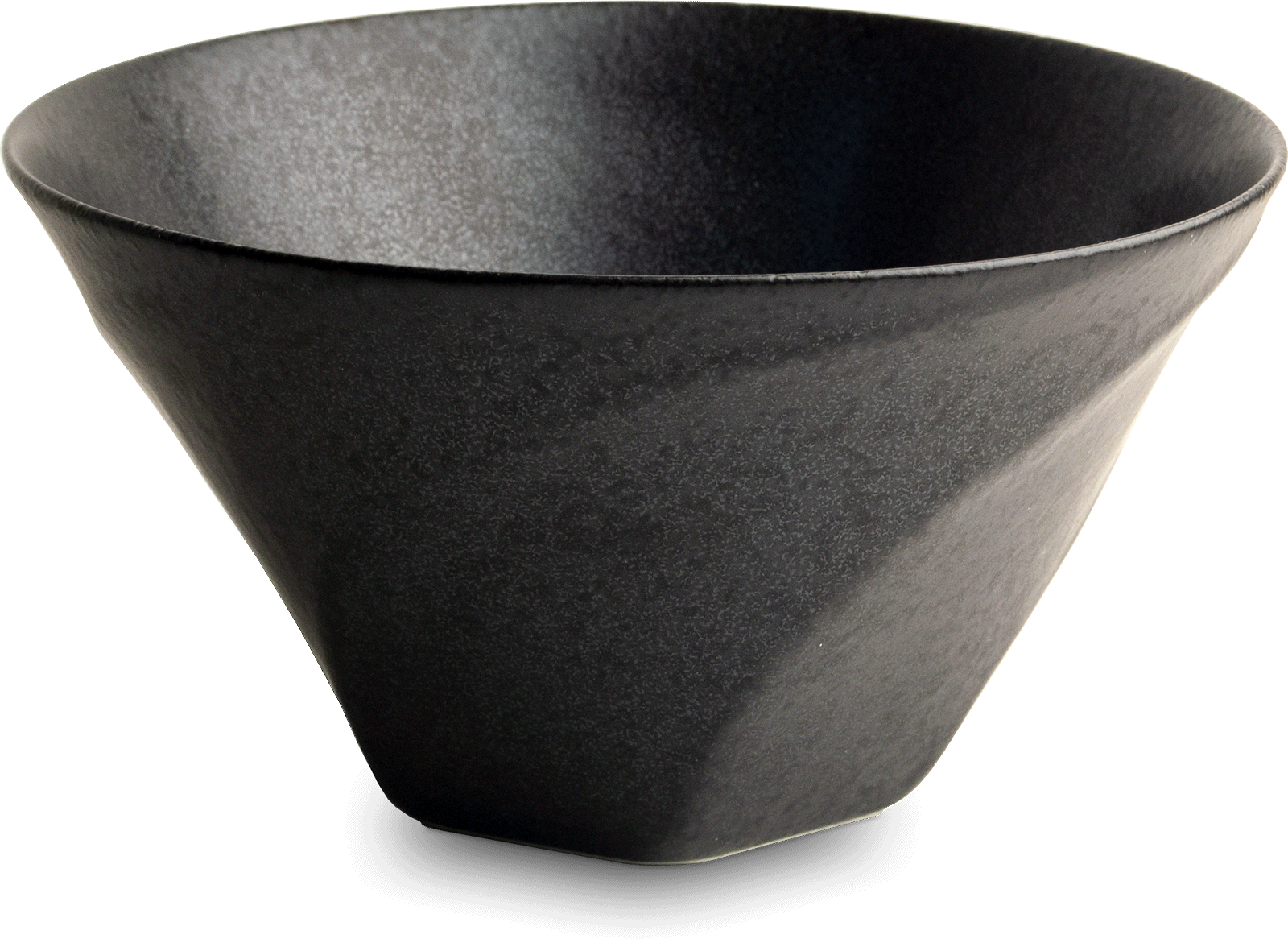 hohe schwarze Schüssel, Ramen Bowl, Senotakai, Japan, 19,5cm x 10,5cm