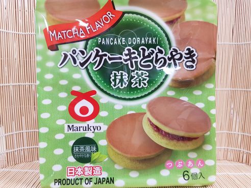 Pancake Dorayaki, Matcha Fumi (Grüntee), Marukyo, 6 St., 310g
