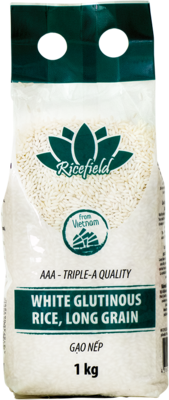 Klebereis, Langkorn, ganz, Ricefield, 1kg