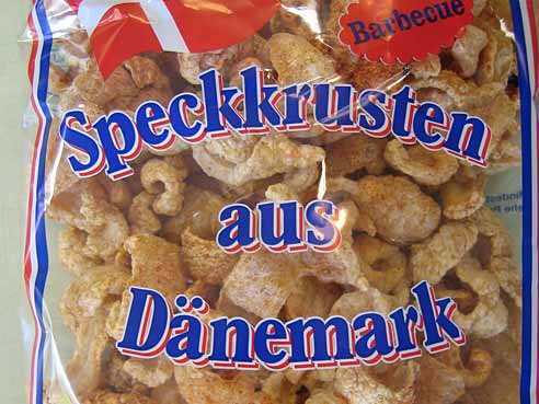 Speckkrusten geroestet, Bacon Chips, barbeque, 150g