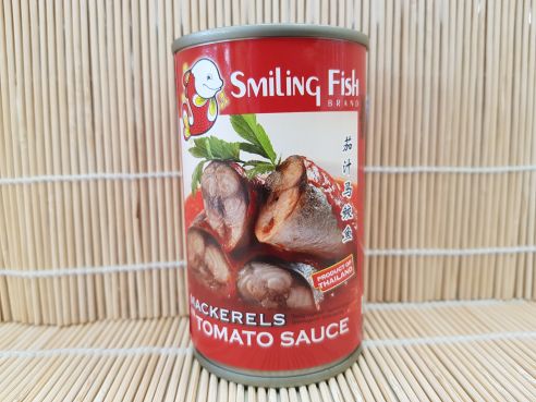 Makrelen in Tomatensosse, Smiling Fish, 425g, grosse Dose