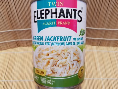 Jackfrucht, jung, pulled Jackfruit, green, Twin Elephants, 540g/ 283g ATG