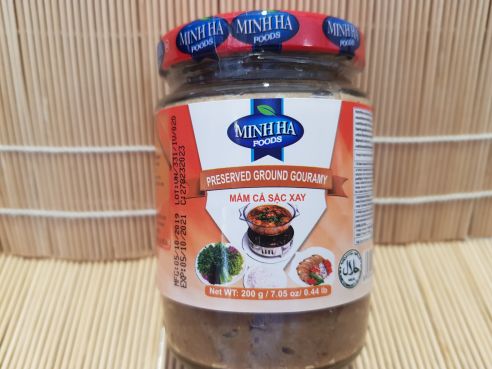 Eingelegte Gouramy Fischpaste, Mam Ca Sac Xay, Minh Ha, 200g