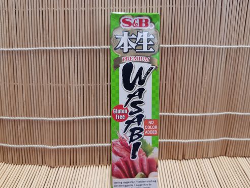 Wasabi-Paste, Premium, Hon Nama Wasabi, S&B, 43g