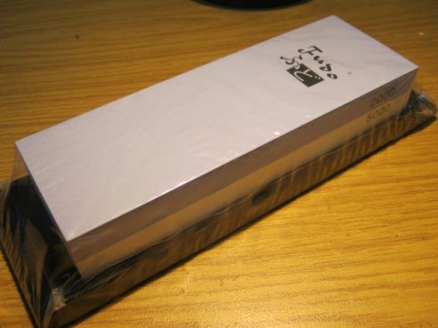 Abziehstein, Schleifstein, japanisch, 1000er u. 3000er Körnung, Wasserstein