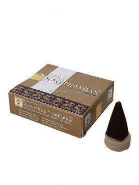 Raeucherkegel, Golden Nag Chandan, Vijayshree, 20g, 10 St.