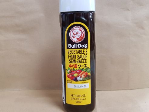 Chuno Sauce, japanische Worcester Sauce, Bull-Dog, 500ml