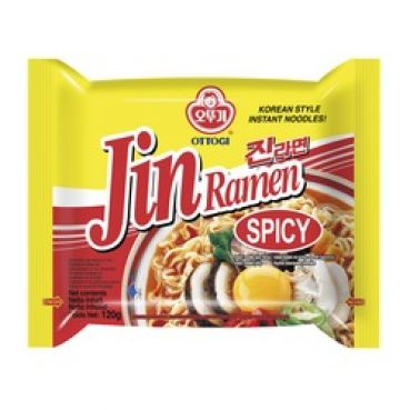 Jin Ramen, spicy, Ottogi, 120g