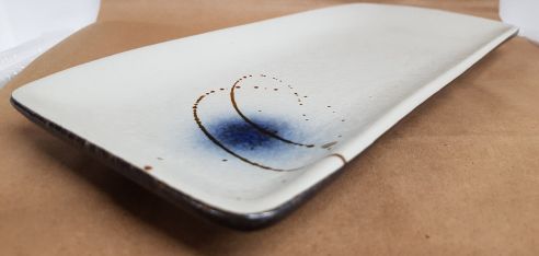 Sushi Teller, rechteckig, Ogawa Motiv, 27,5x11,5x2,8cm