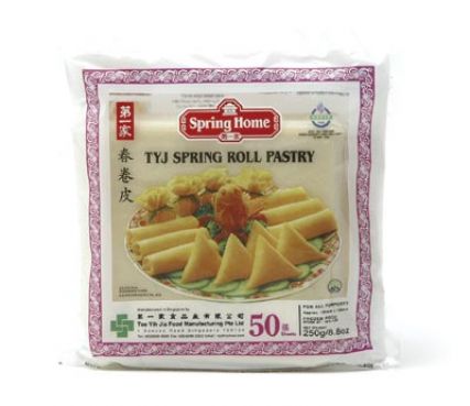 Frühlingsrollenteig, 50 Blätter, 125mm, 250g