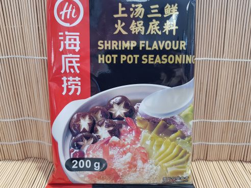 Hot Pot, Garnelengeschmack, Feuertopf Bouillon Konzentrat, Haidilao, 200g