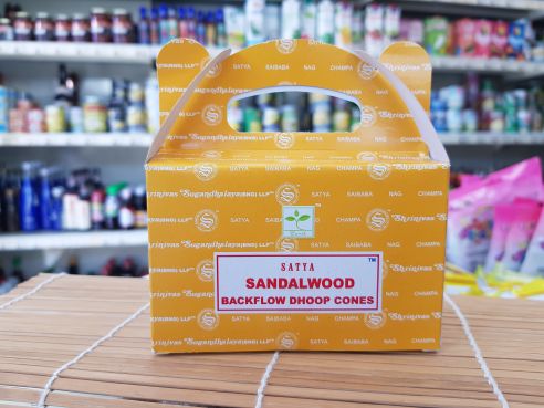 Backflow Raeucherkegel, Sandalwood, Sandelholz, 24 St., 28g