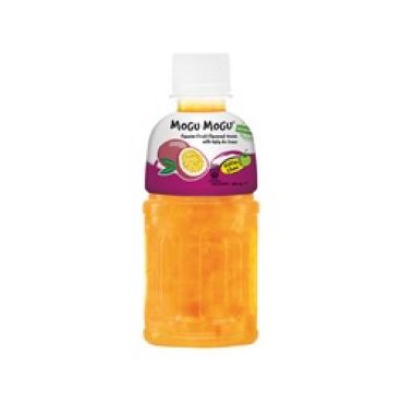 Passionsfrucht Drink mit Kokosgelee, Mogu Mogu, Maracuja, 320ml