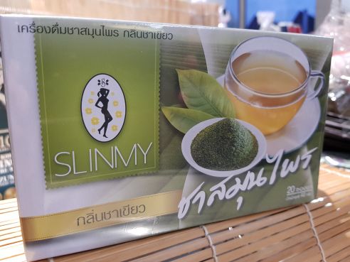 Kraeuter Tee, gruener Tee, Slinmy, 40g, 20 Teebeutel