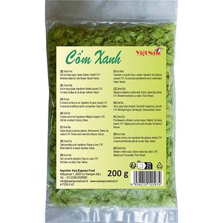 Grüne Reisflocken, Com Xanh, 200g