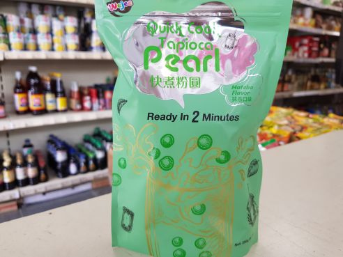 Tapioka Perlen, Quick Cook, 2 Minuten, Matcha Flavor, 250g