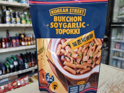 Topokki, Sojasosse und Knoblauch, Korean Street, 163g