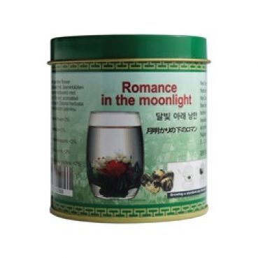 Gruener Tee, Romance in the Moonlight, 5 Teeblumen, 35g Dose