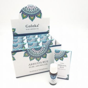 Goloka - Arruda Rue, Weinraute, reines Aromaoel, 10ml, Indien