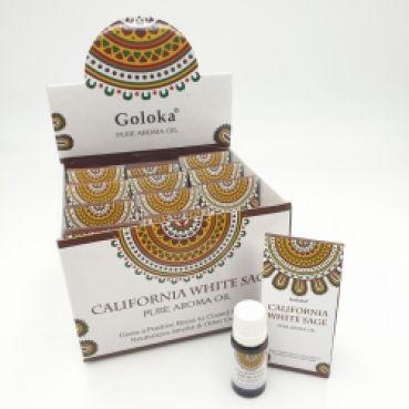 Goloka - California White Sage, Salbei, reines Aromaoel, 10ml, Indien