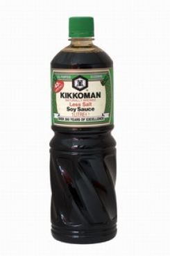Sojasosse, Kikkoman, Genen Shoyu, weniger Salz, ohne Alkohol, 975ml