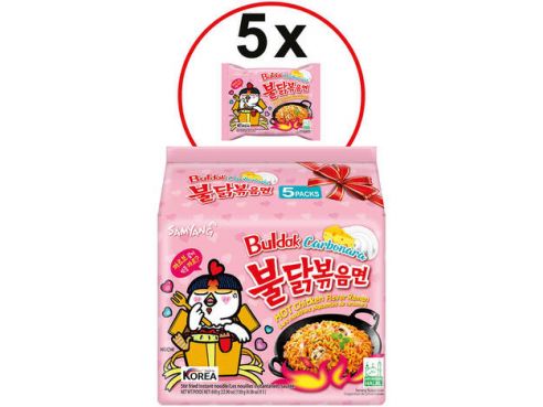 Carbonara Buldak Chicken Flavour, Samyang,  5x130g