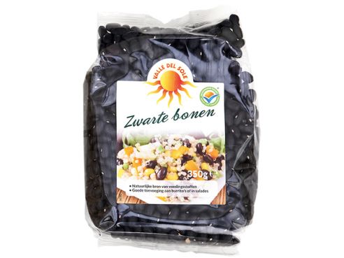 schwarze Bohnen, getrocknet, Valle Del Sole, 350g