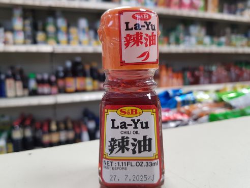 Sesamoel, La Yu Oel, scharfes japanisches Wuerz Oel, S&B, 33ml