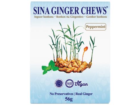 Ingwer Pfefferminz Bonbon, Sina,  1x56g