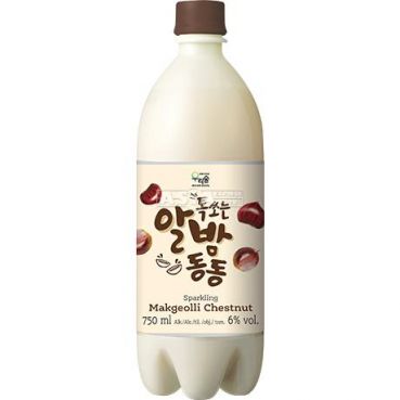 Makgeolli Kastanie, Junger Reiswein, Mak Gul Li, Sake, 6%Alk., VOL, 750ml