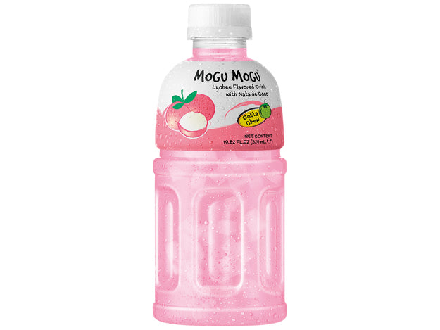 Lychee Drink mit Kokosgelee, Mogu Mogu, 320ml