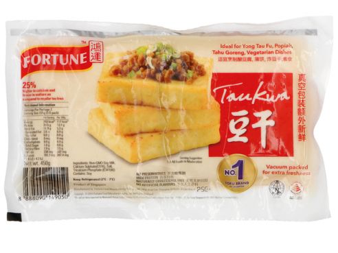 fester Tofu, Tau Kwa, Fortune Brand, 450g