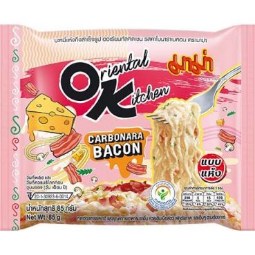 Instant Nudeln, Carbonara Bacon, Mama, OK, 1x85g