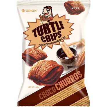 Turtle Chips Choco Churros, Orion, 80g