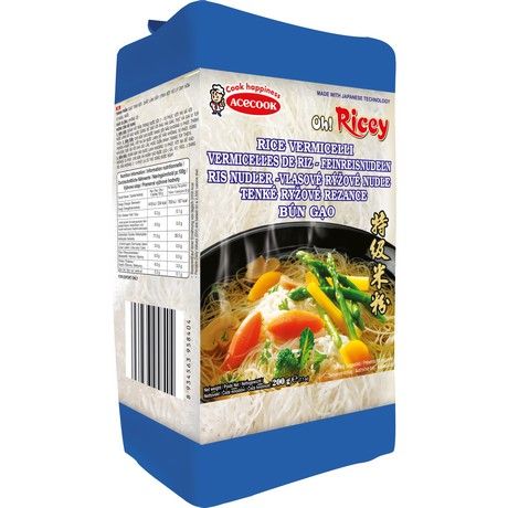 Rice Vermicelli, Reisfadennudeln, Feinreisnudeln, Oh!Ricey, 200g