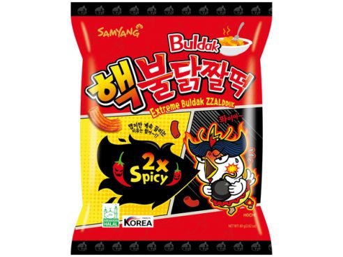extra scharf, Buldak Zzalduk Snacks, Samyang, 80g