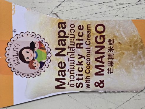 Sticky Rice mit Kokoscreme und Mango, 80g