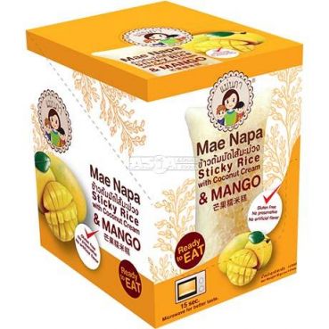 Sticky Rice mit Kokoscreme und Mango, 6x80g (480g)