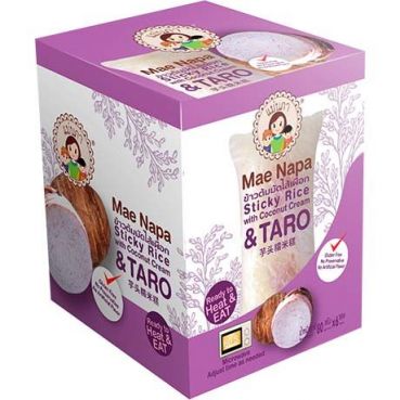 Sticky Rice mit Kokoscreme und Taro, 6x80g (480g)