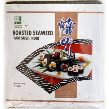 Seetang, getrocknet, geroestet, JHFood, 50 Blatt, 140g