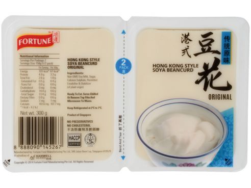 Tofu Douhua Original, Hong Kong Style, Fortune, 300g
