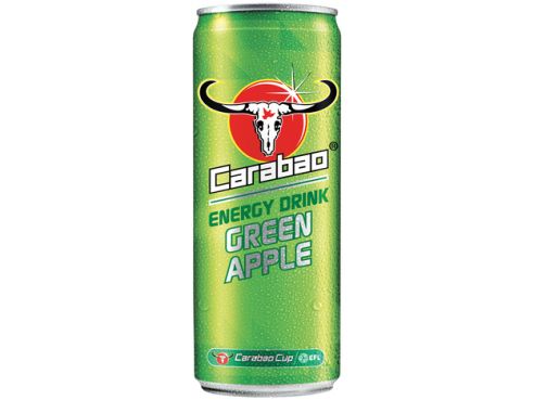 Energy Drink Carabao Green Apple, Thailand, 330ml 1