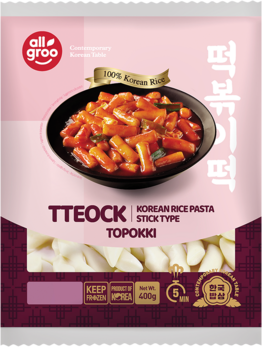 Rice Cake, koreanisches Tteock Topokki,  Staebchen, Allgro, 400g