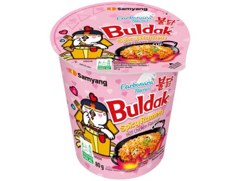 Carbonara Buldak CUP, Chicken Flavour, Samyang, 6x80g 1