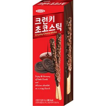 Crunky Choco Sticks, Sunyoung, 54g
