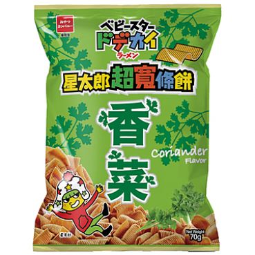 Crispy Ramen Snack, Coriander Flavor, Baby Star, 70g