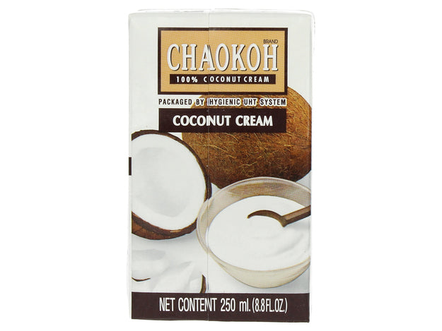 Kokossahne, dicke Kokosmilch, Coconut Cream, Chaokoh, 250ml, 23%