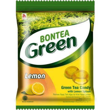 Bonbons mit grünem Tee und Zitrone, BONTEA, 135g