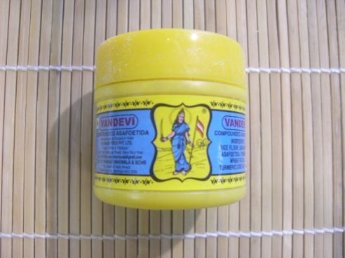 Hing, Asafoetida Pulver gelb, Asant, Teufelsdreck, Vandevi,  50g