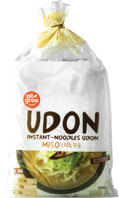 Udon, Instant Noodles Udon, Miso, All Groo, 690g